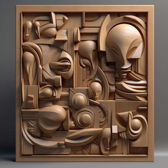 نموذج ثلاثي الأبعاد لآلة CNC 3D Art 